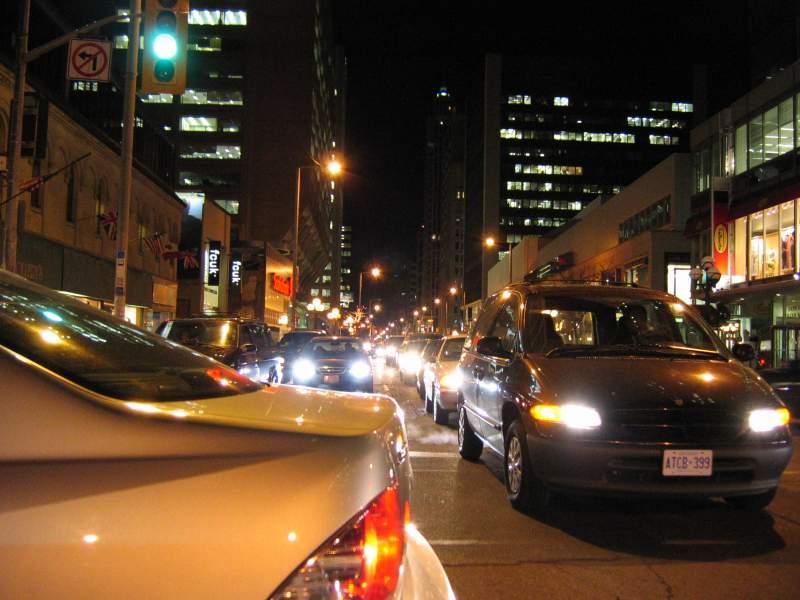 Downtown Toronto after Leafs won the Quarter Finals 17.JPG